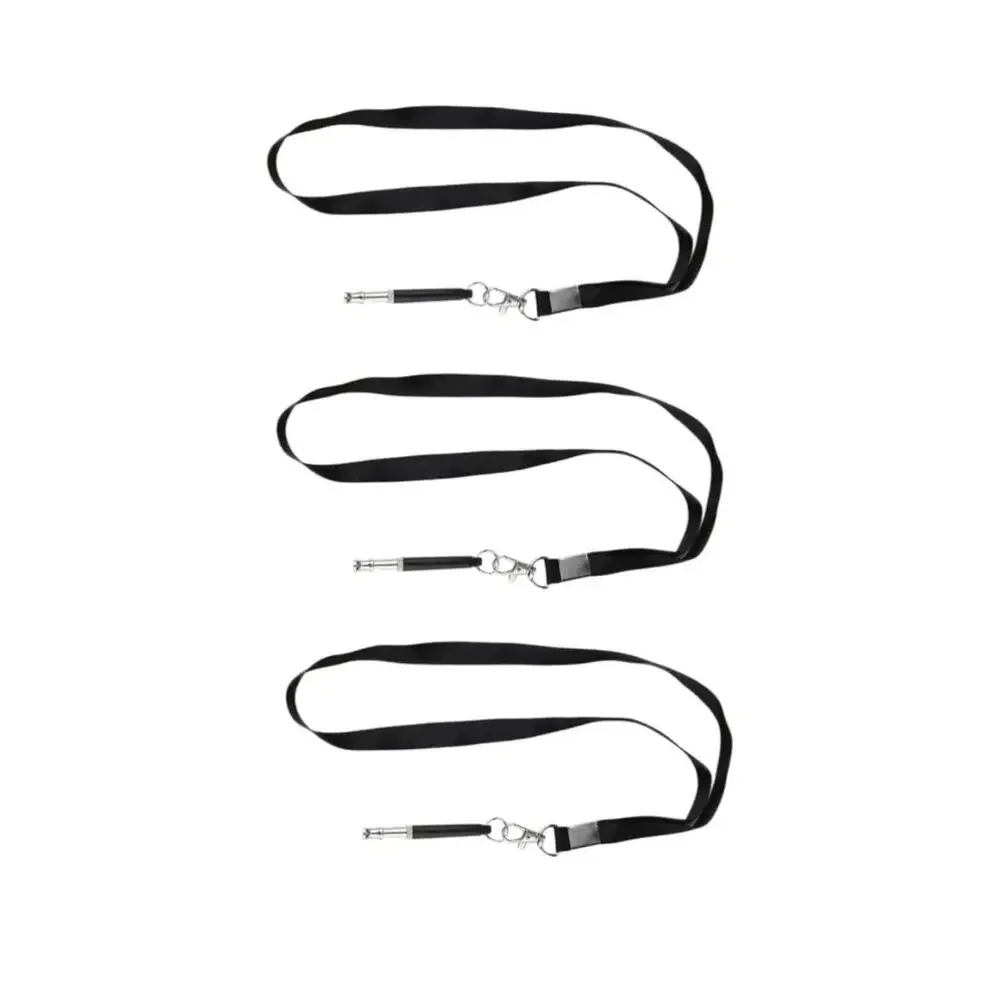 3pcs Dog Barking Control Whistle Frequency Black for Dog‎ Obedience